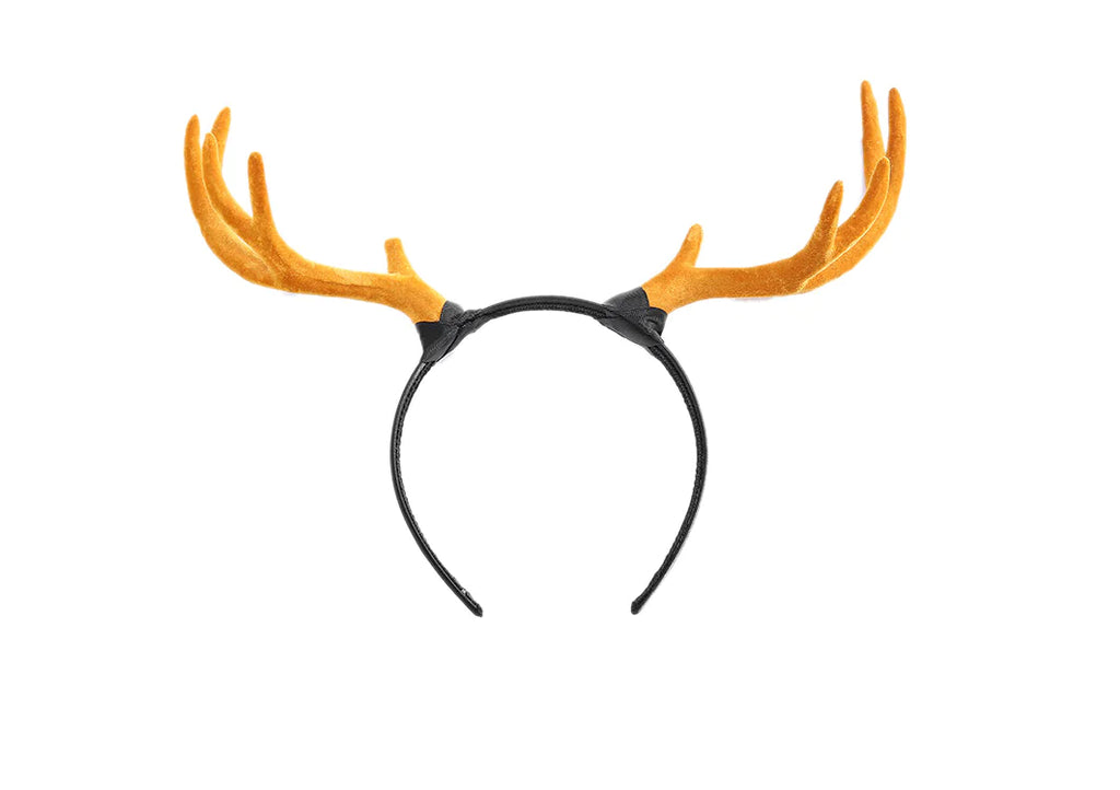 Christmas Antler Floral Headband