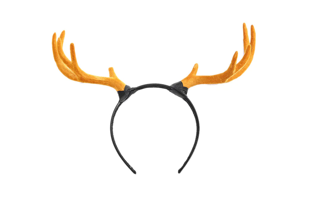 Christmas Antler Floral Headband
